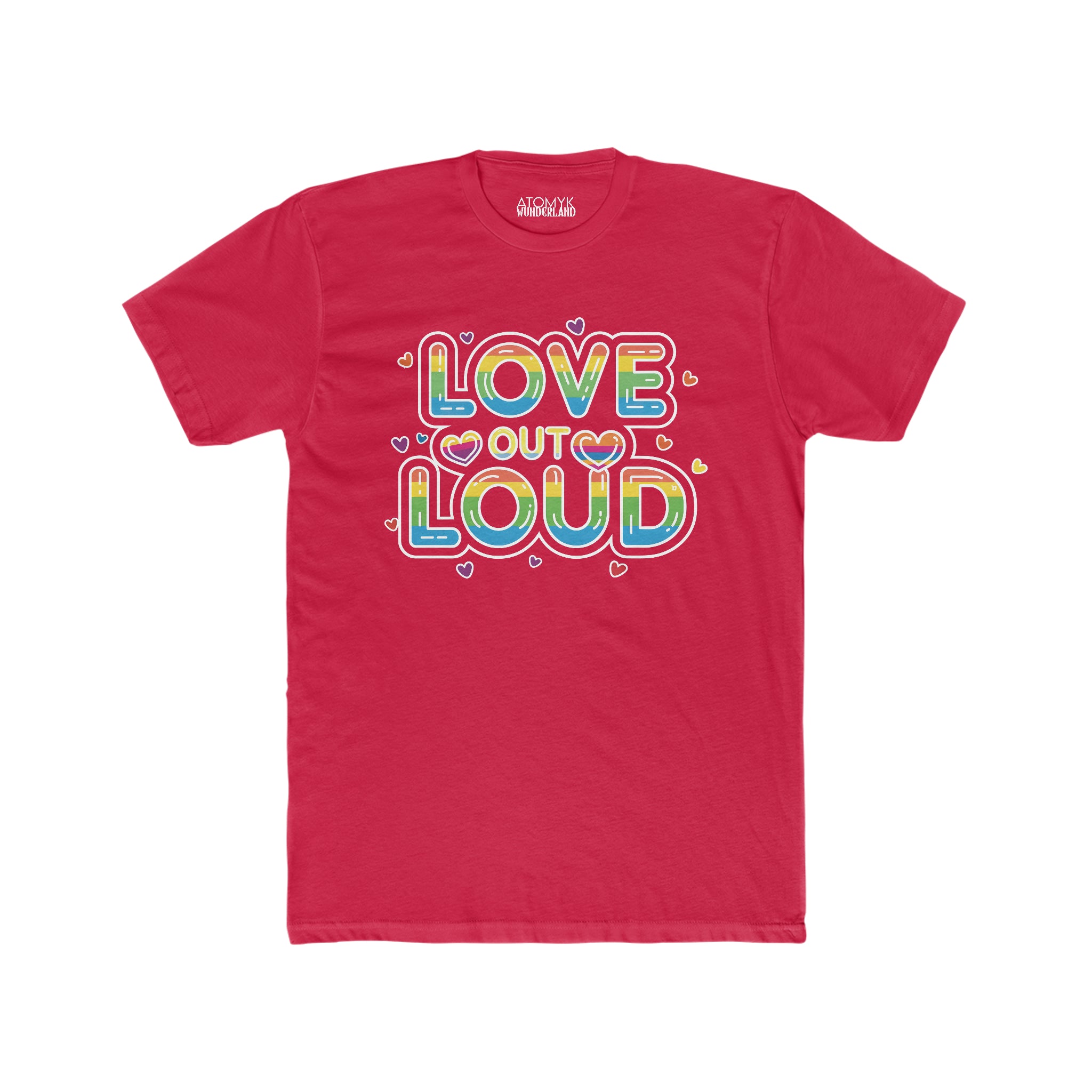 Love Out Loud Mens Pride 24 Graphic Tee