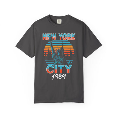 New York City Liberty 1989 Vintage Mens WUNDERLAND Short Sleeve Tee