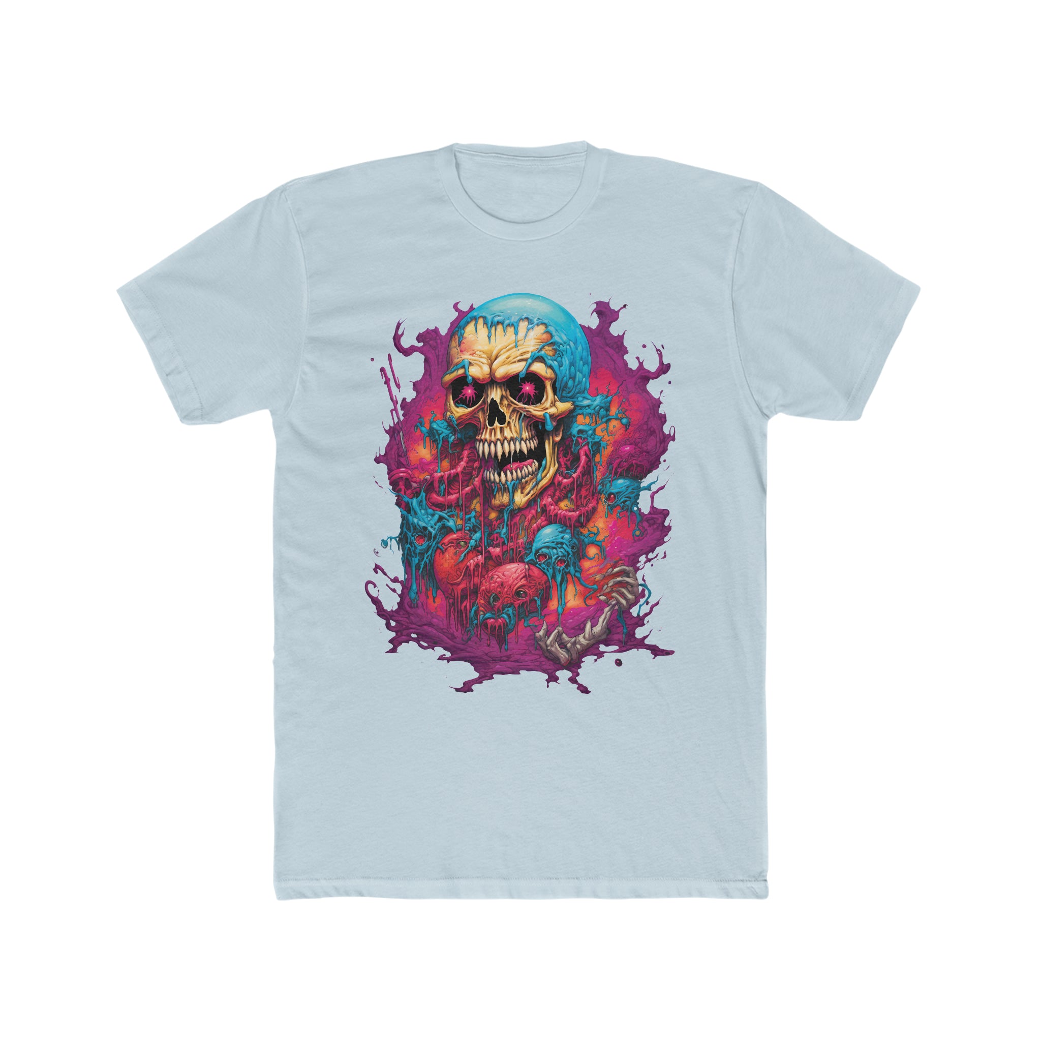 Splatter Face Mens Graphic Tee