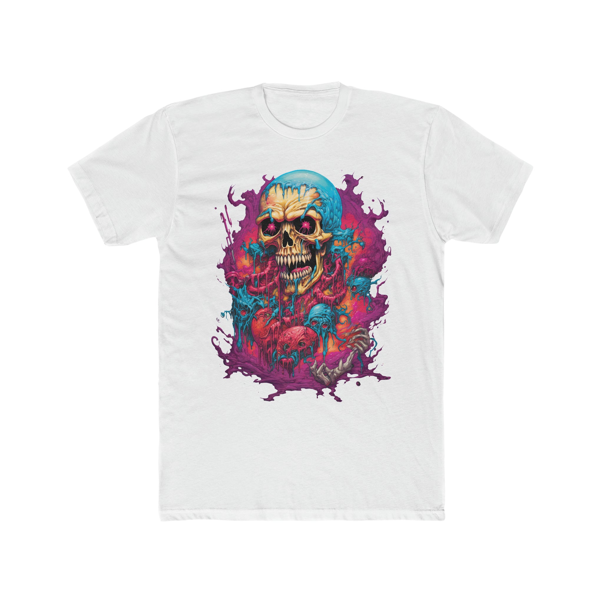 Splatter Face Mens Graphic Tee