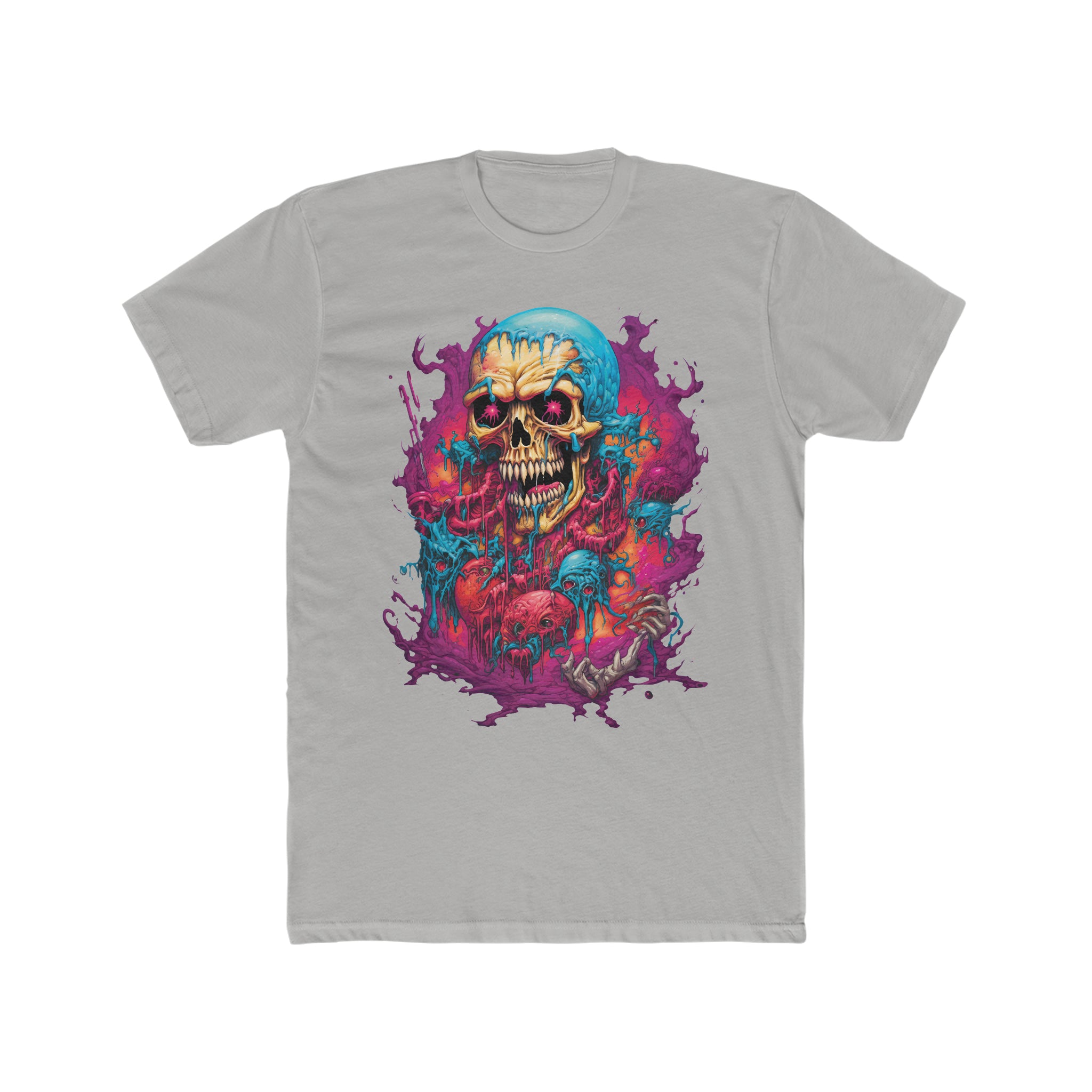 Splatter Face Mens Graphic Tee