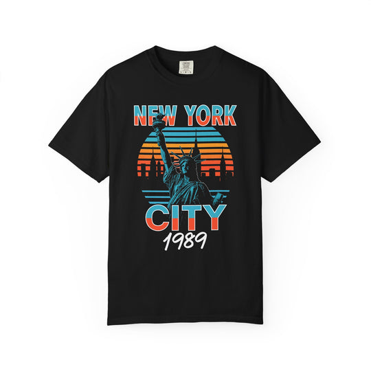 New York City Liberty 1989 Vintage Mens WUNDERLAND Heritage Short Sleeve Tee