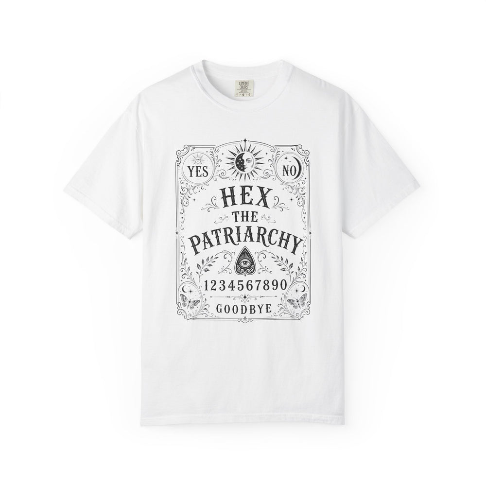 "Hex the Patriarchy" Ouija-Inspired Womens WUNDERLAND Halloween Booteek Short Sleeve Tee