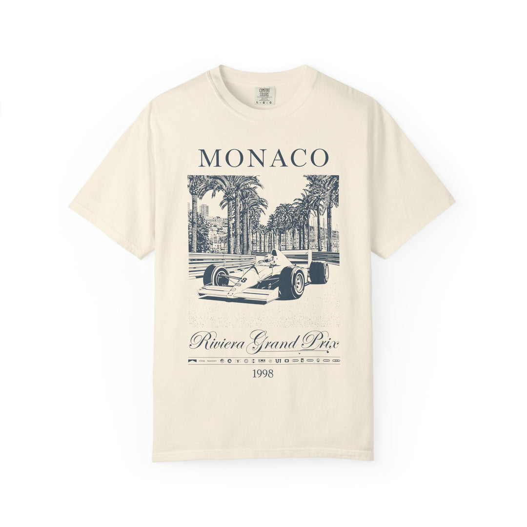 Monaco Riviera Grand Prix Vintage Mens WUNDERLAND Heritage Short Sleeve Tee