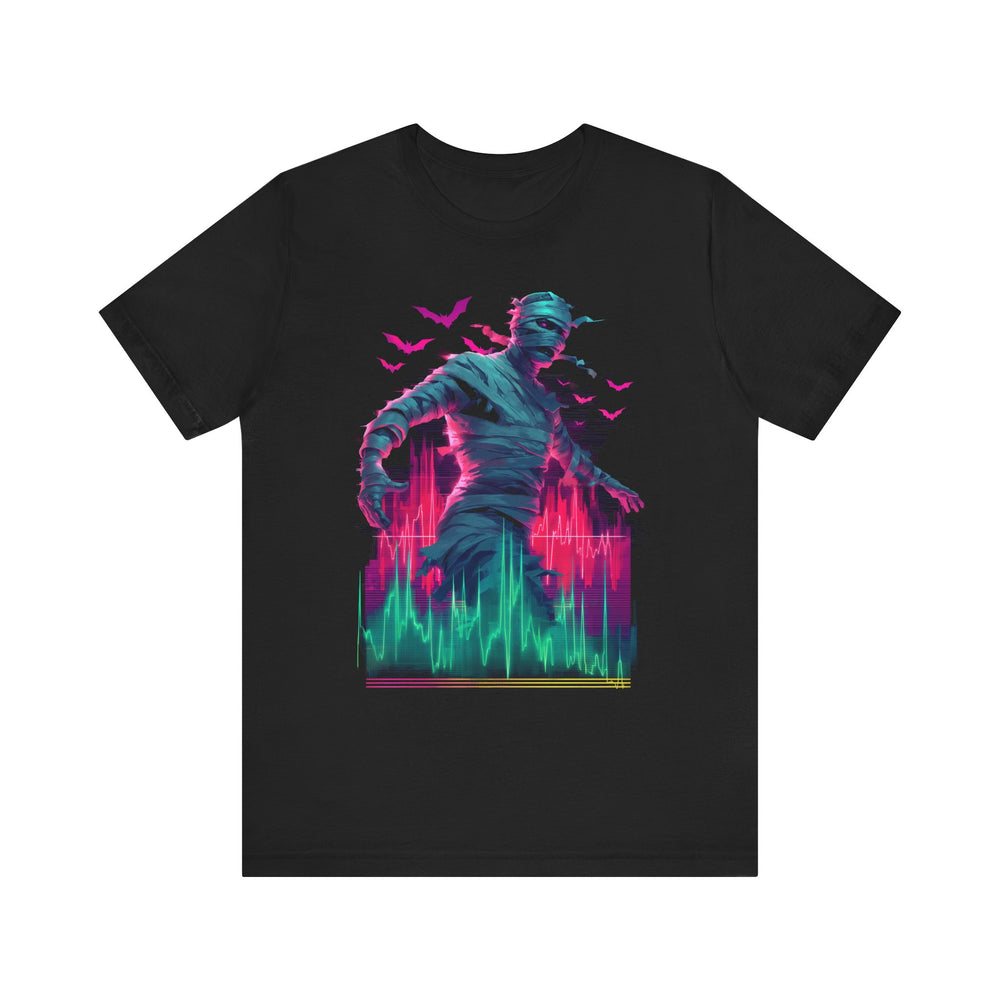 DARKWAVE MUMMY Mens WUNDERLAND Backyard Dept Halloween Booteek Soft Cotton Jersey Short Sleeve Tee