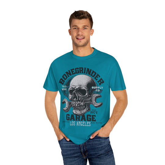 BONEGRINDER GARAGE Mens WUNDERLAND Short Sleeve Tee