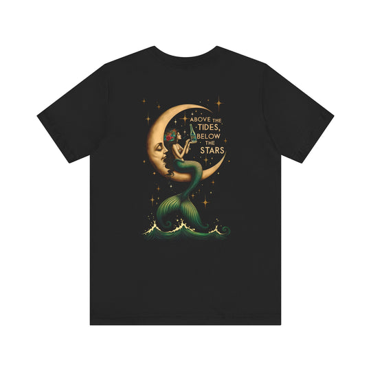 Mens Aqua Vida Mermaid - Above the Tides, Below the Stars Short Sleeve Tee