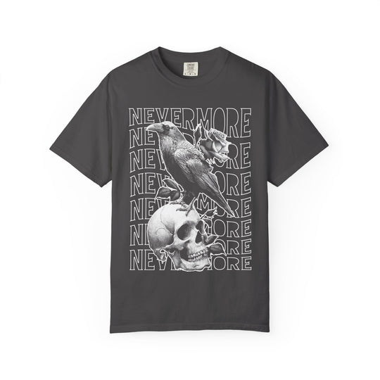 Nevermore Raven Skull Mens WUNDERLAND Halloween Booteek Short Sleeve Tee