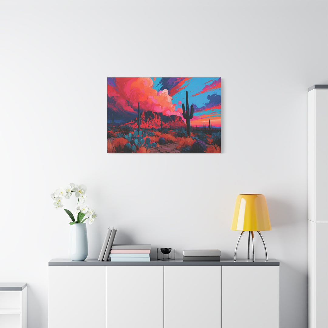 Sunrise Desert Skies Canvas Wall Art