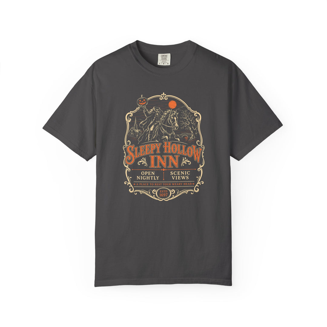Sleepy Hollow Inn Headless Horseman Womens WUNDERLAND Halloween Booteek Short Sleeve Tee