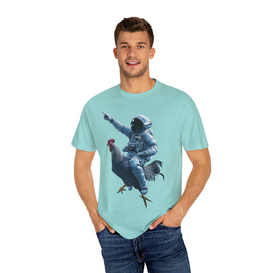 Chicken Run Astronaut Mens WUNDERLAND Short Sleeve Tee