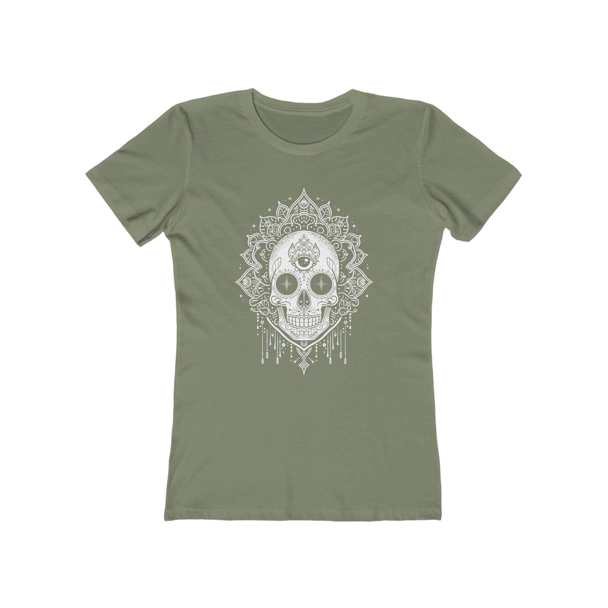 Henna Sugar Skull Womens L'Atomique Graphic Tee