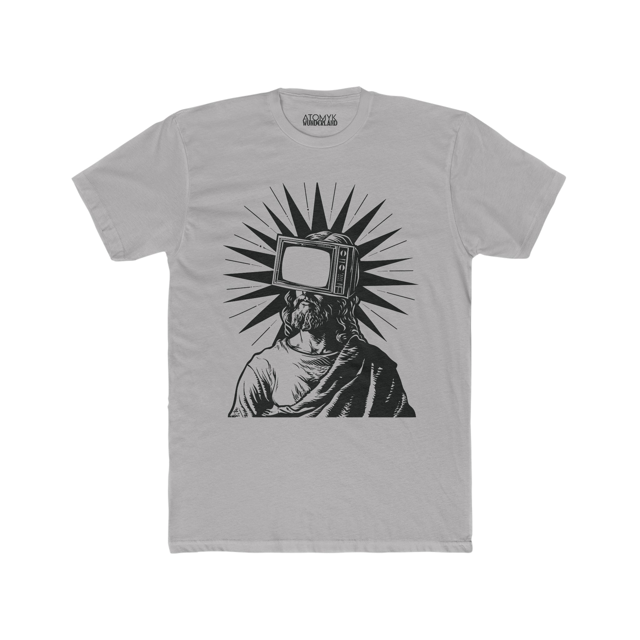 Reach Out Touch Faith Mens Atomyk Graphic Tee