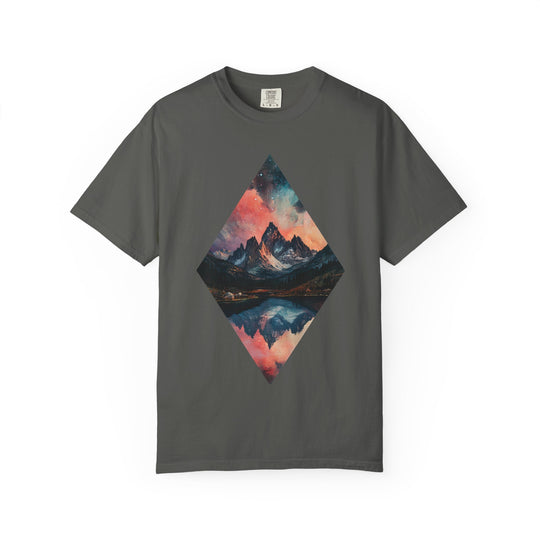 Diamond Mountain Landscape Mens WUNDERLAND Vibes Short Sleeve Tee