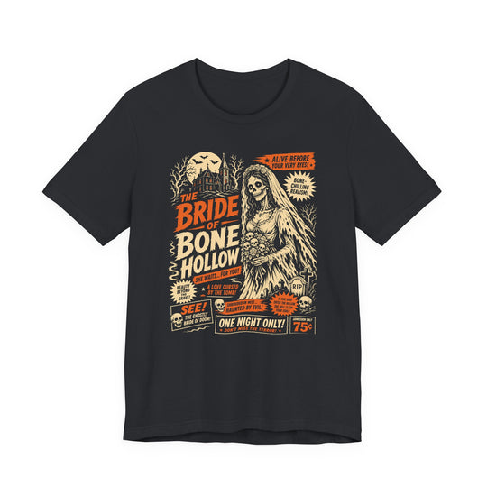 Bride of Bone Hollow Retro Horror Poster Men&