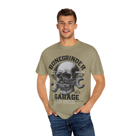 BONEGRINDER GARAGE Mens WUNDERLAND Short Sleeve Tee