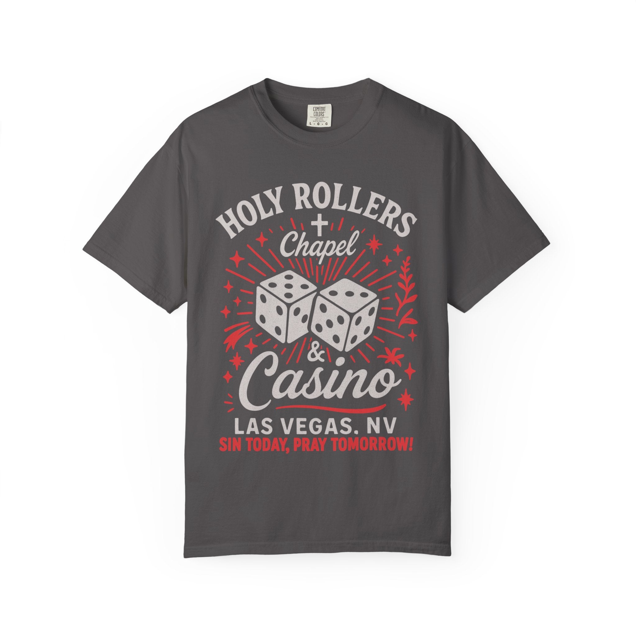 HOLY ROLLERS CASINO Mens WUNDERLAND Short Sleeve Tee