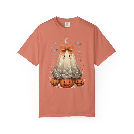 Lace Ghost Pumpkin Patch Womens WUNDERLAND Backyard Dept Halloween Booteek Short Sleeve Tee