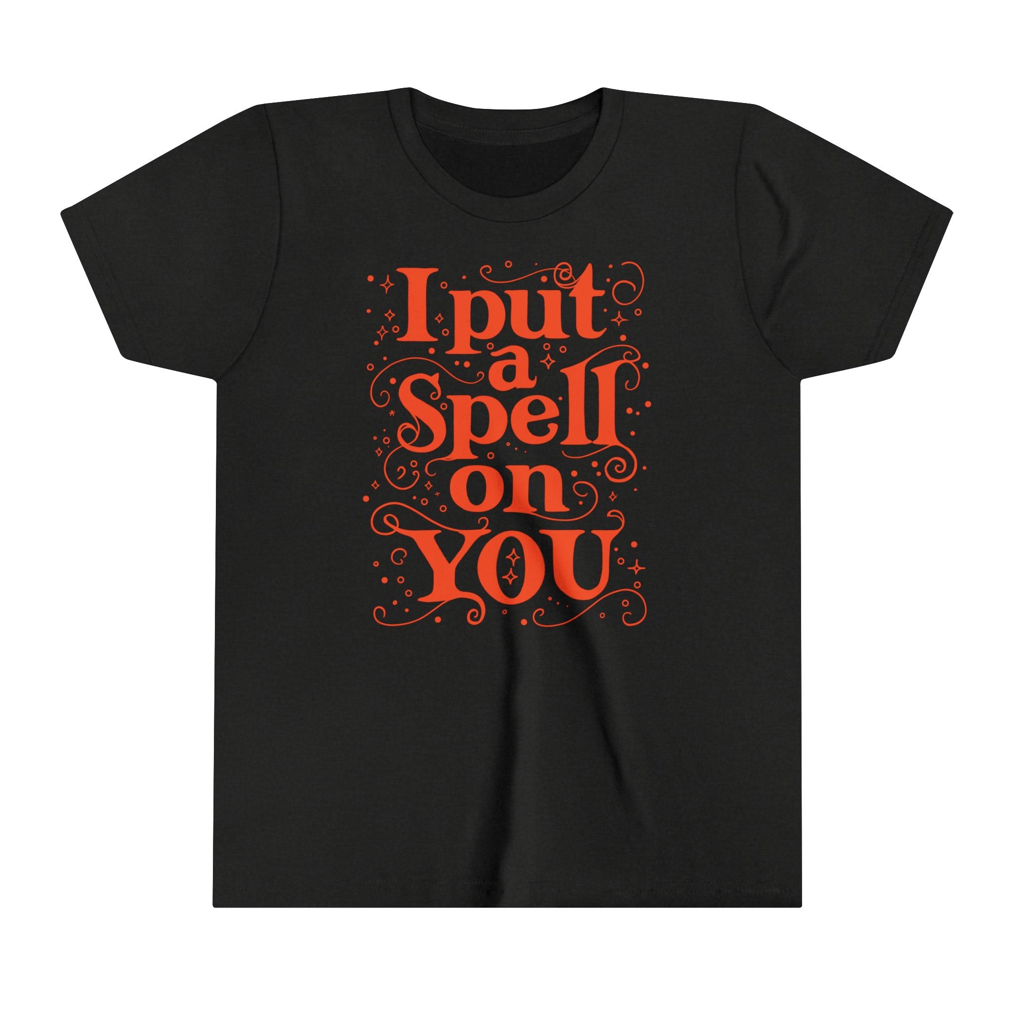 I Put A Spell On You Girls Halloween Short Sleeve Tee