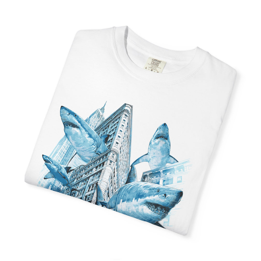 Swimming With Sharks City Mens AQUAVIDA Short Sleeve Tee