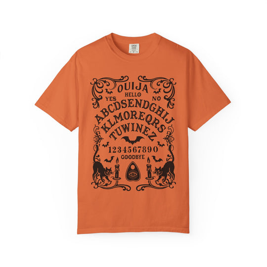 Spirit Board Message From Beyond Womens WUNDERLAND Backyard Dept Halloween Booteek Short Sleeve Tee