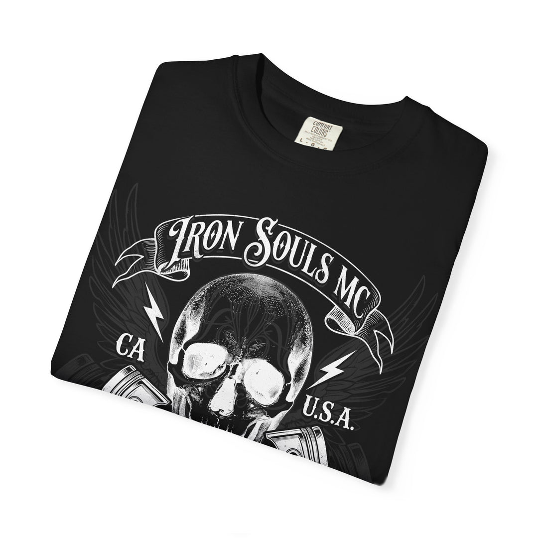 Iron Souls MC Skull 1972 Mens WUNDERLAND Heritage Short Sleeve Tee