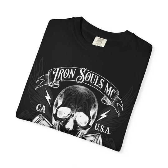 Iron Souls MC Skull 1972 Mens WUNDERLAND Heritage Short Sleeve Tee