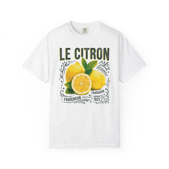 Le Citron Lemons Womens L'Atomique Relaxed Fit Comfort Colors Graphic Tee