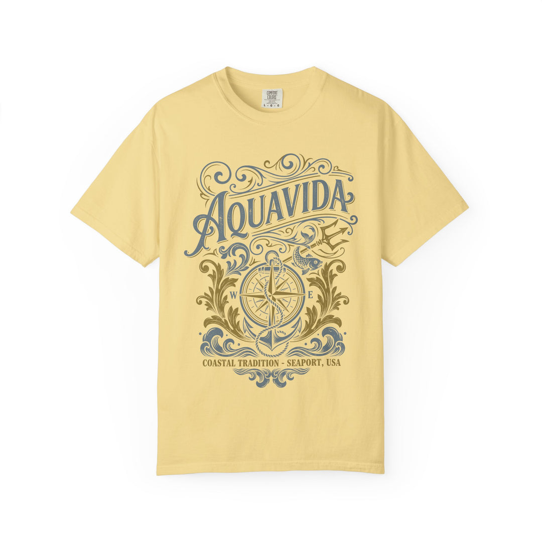 Coastal Tradition Mens AQUA VIDA Short Sleeve Tee
