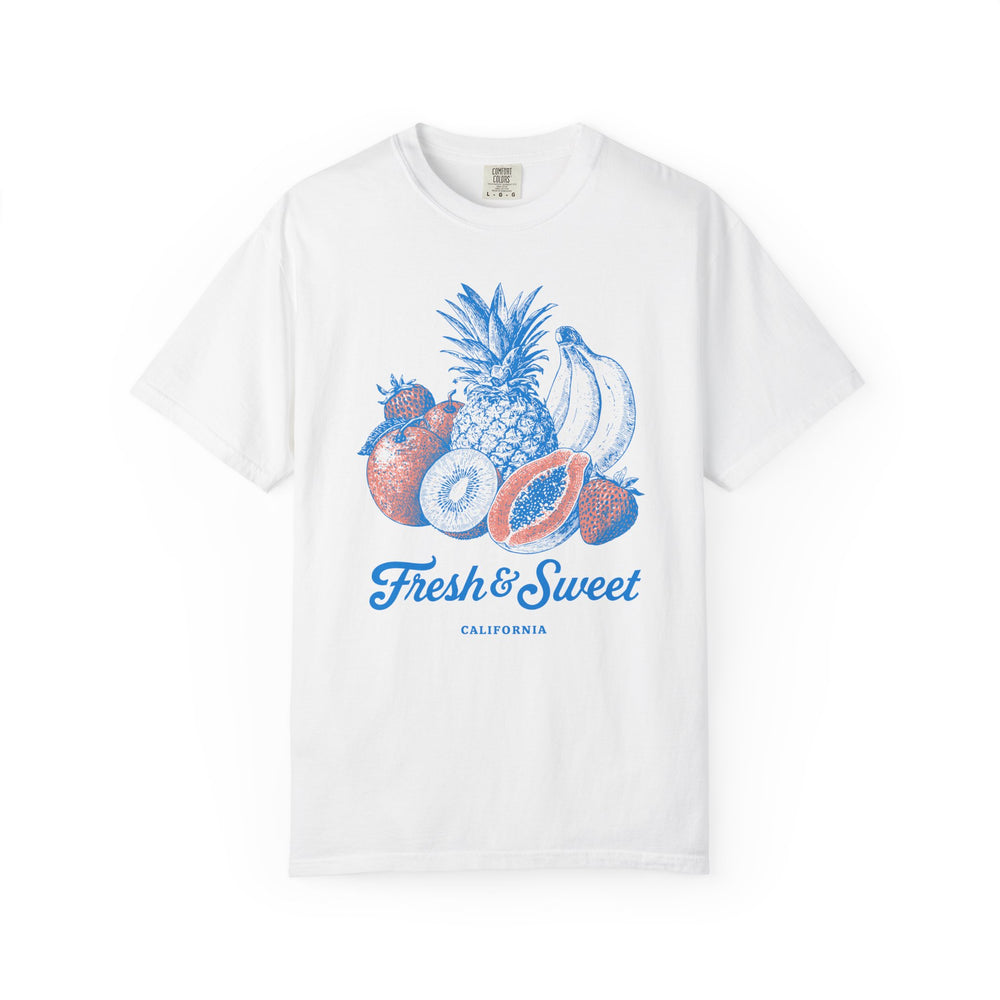 Fresh & Sweet Fruit Womens L'Atomique Relaxed Fit Comfort Colors Graphic Tee