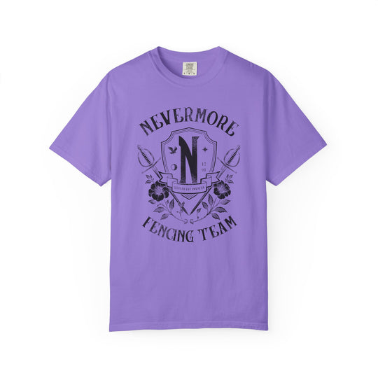 Nevermore Fencing Team Womens WUNDERLAND Backyard Dept Halloween Booteek Short Sleeve Tee