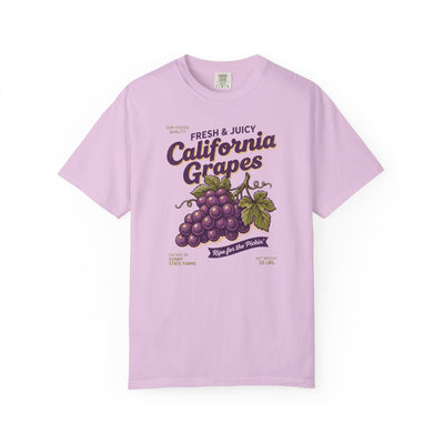 California Grapes Womens L'Atomique Relaxed Fit Comfort Colors Graphic Tee