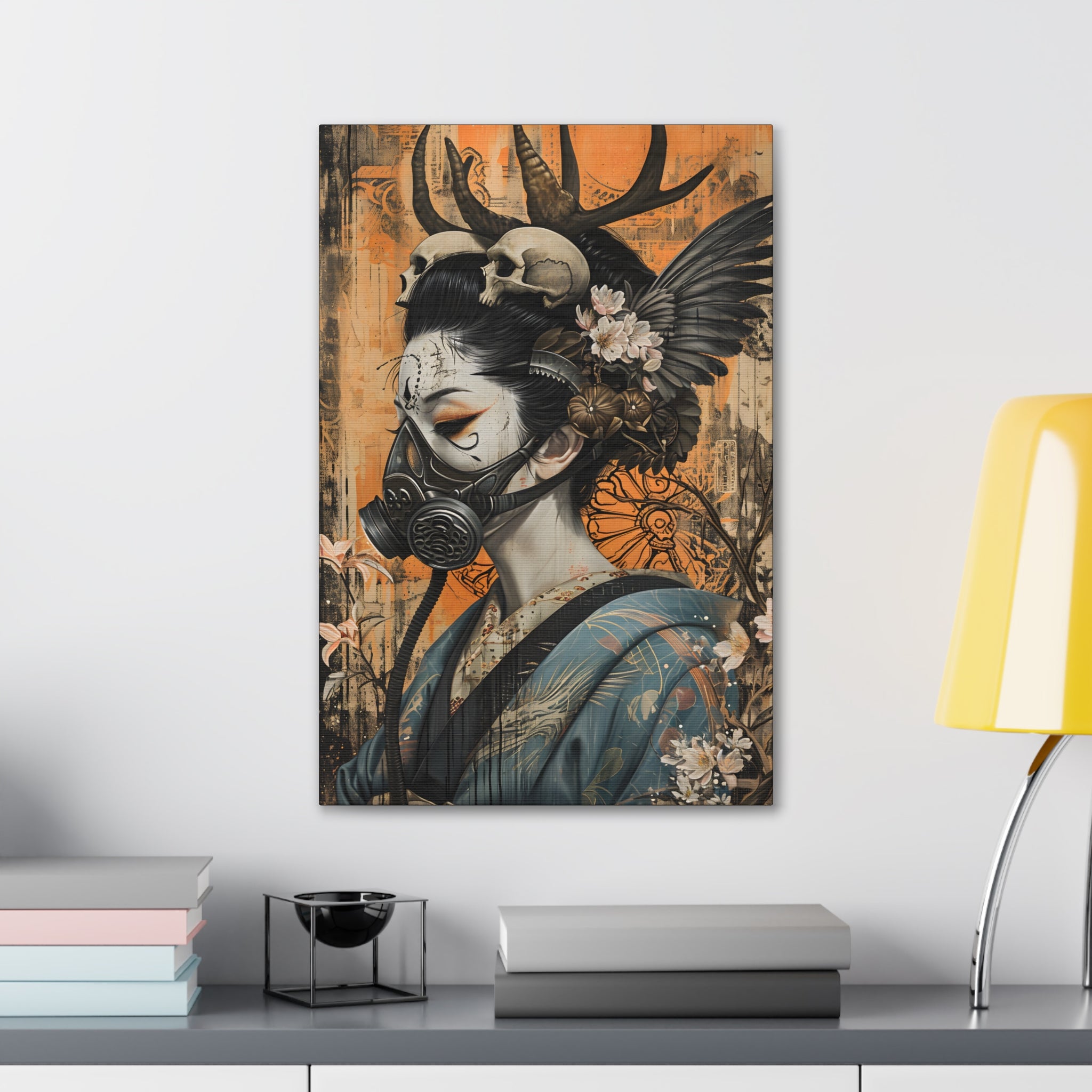 A Shy Kiss Canvas Print