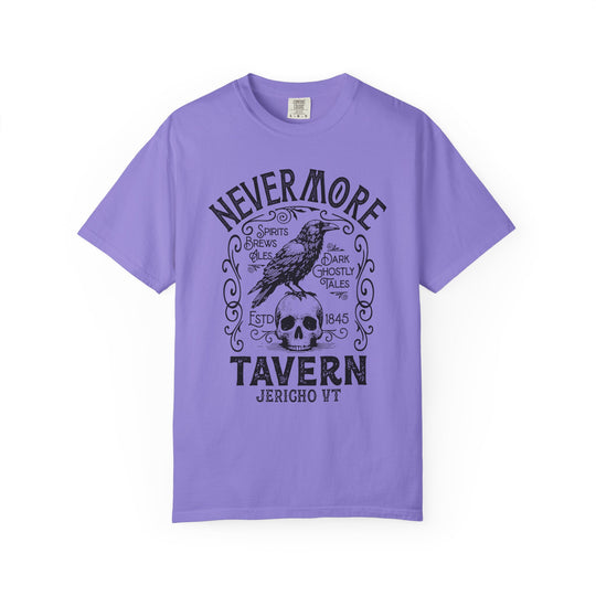 Nevermore Tavern Mens WUNDERLAND Backyard Dept Halloween Booteek Short Sleeve Tee