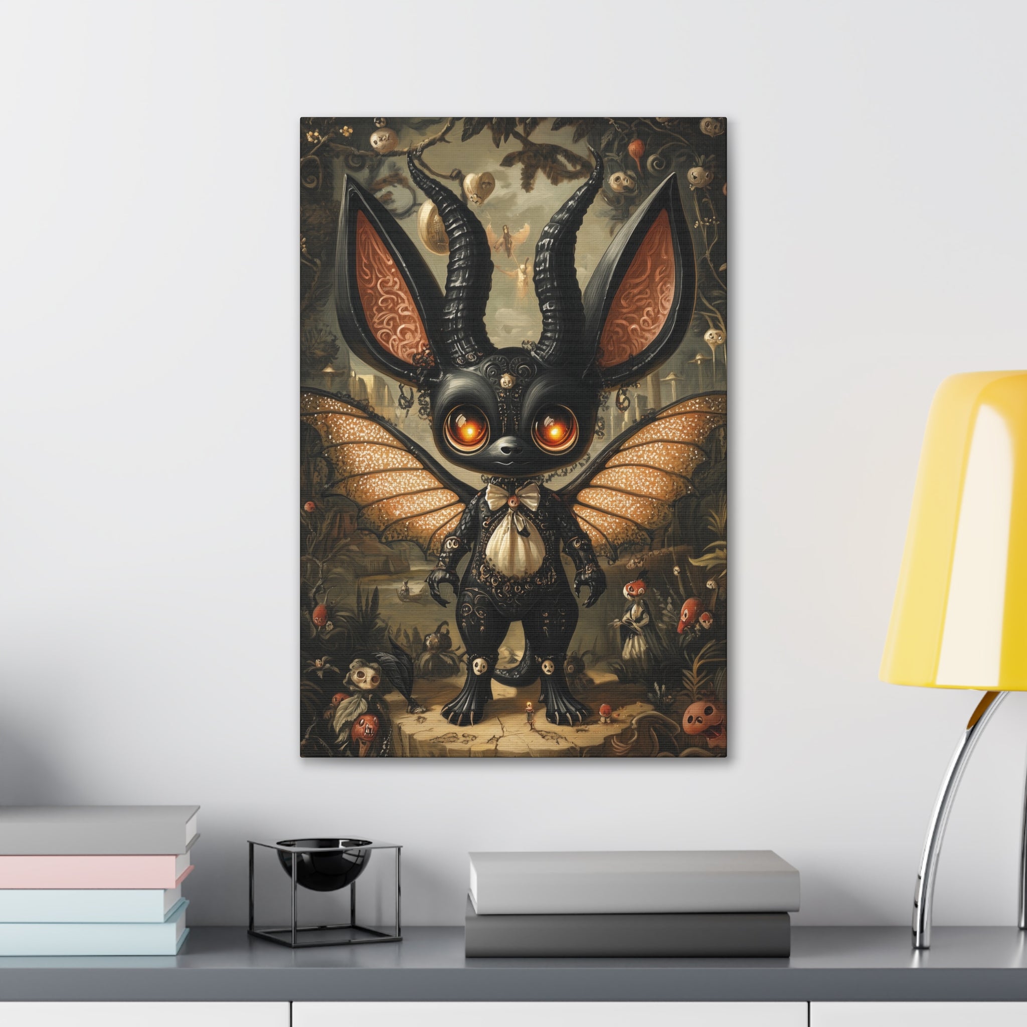 Dwelling In A Dark Fable Canvas Print