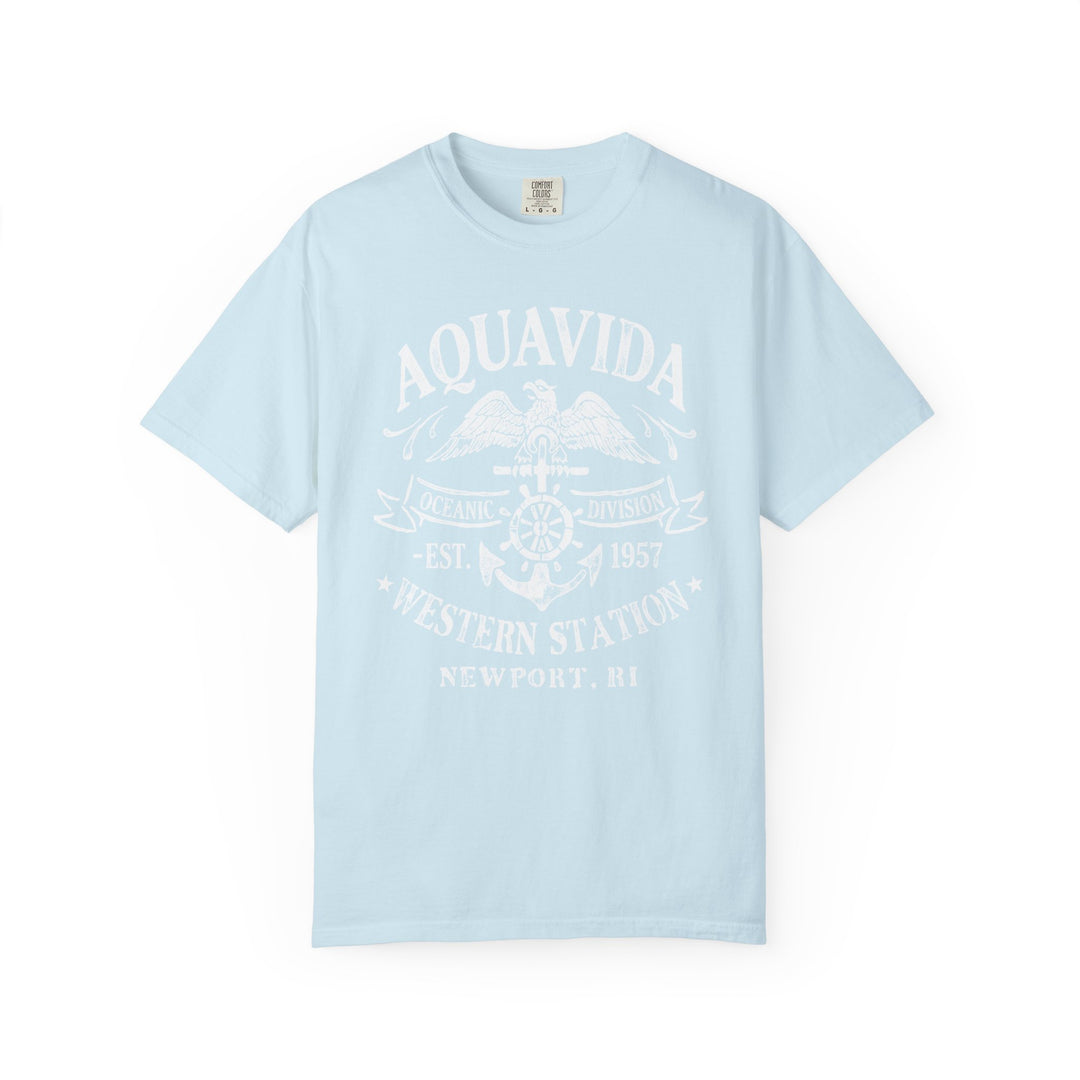 Western Station Mens AQUA VIDA Short Sleeve Tee