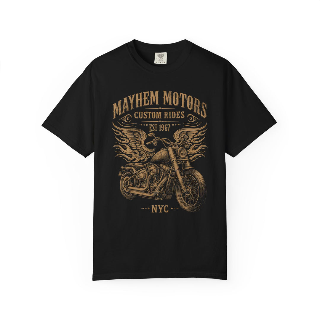Mayhem Motors Mens WUNDERLAND Heritage Short Sleeve Tee