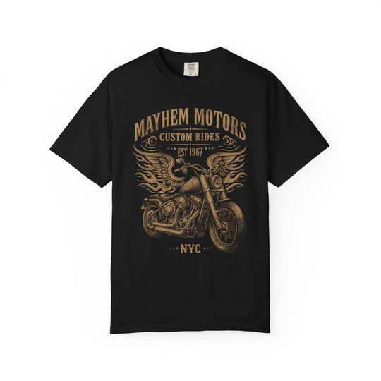 Mayhem Motors Mens WUNDERLAND Heritage Short Sleeve Tee