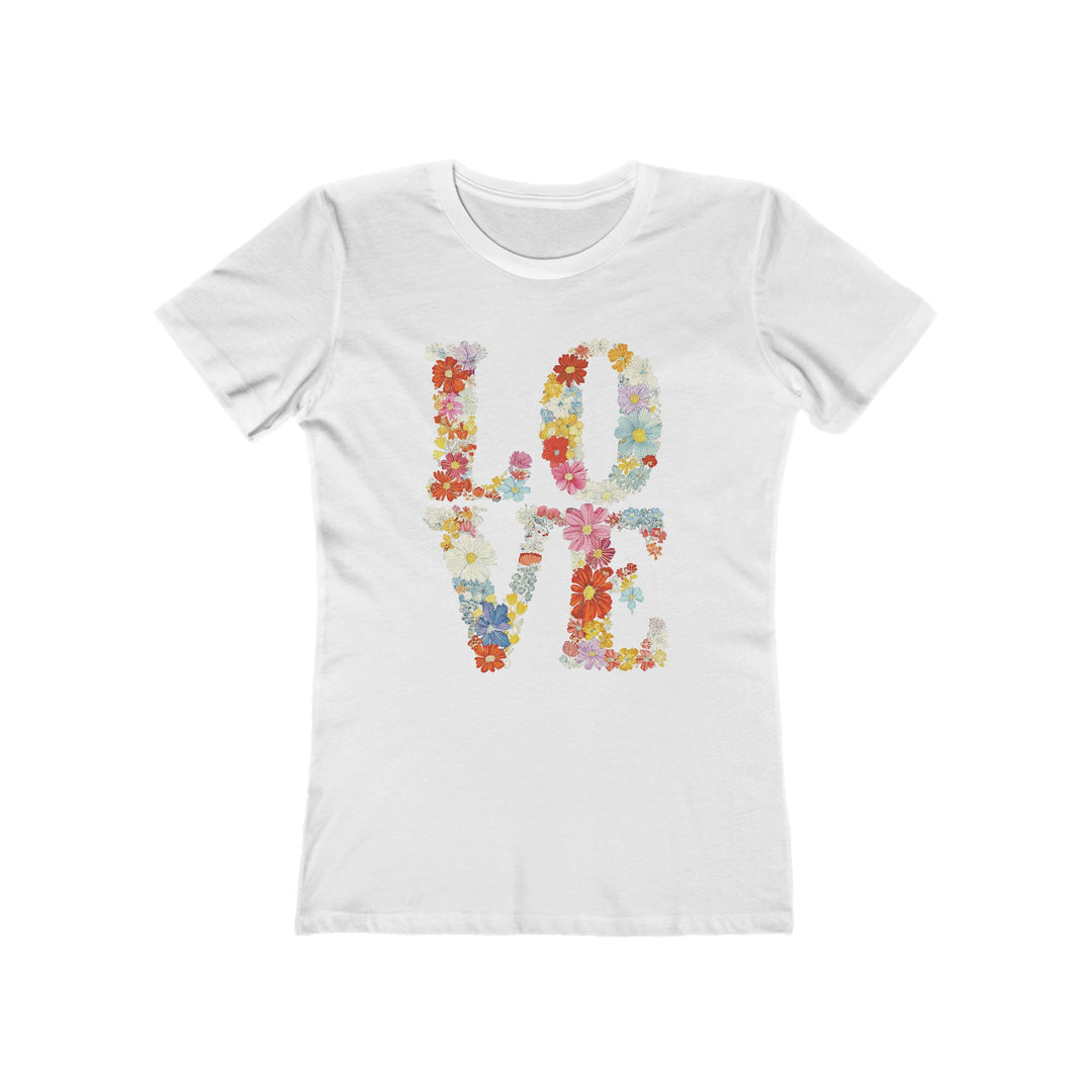 Love In Floral Letters Womens L&