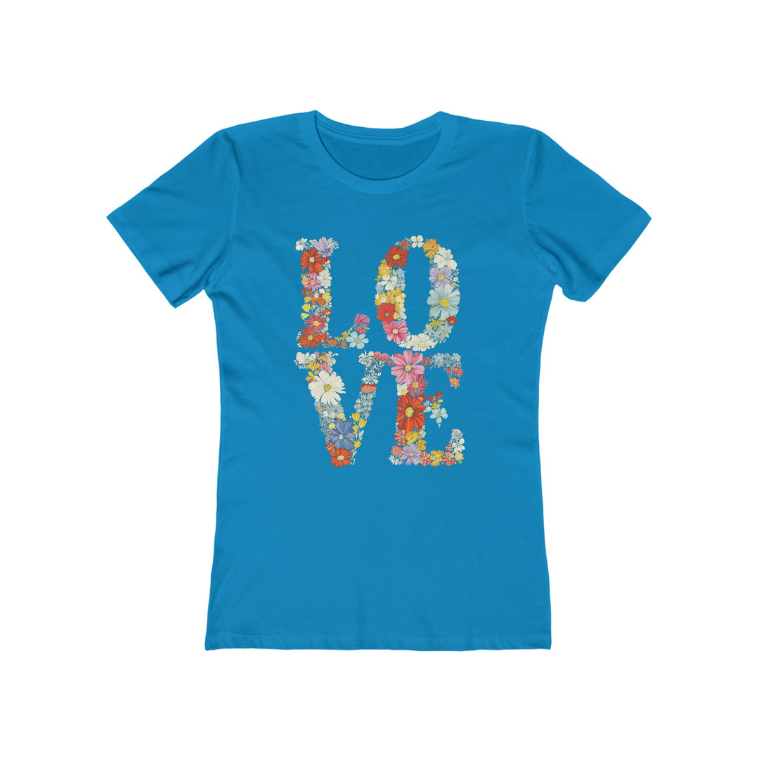 Love In Floral Letters Womens L&