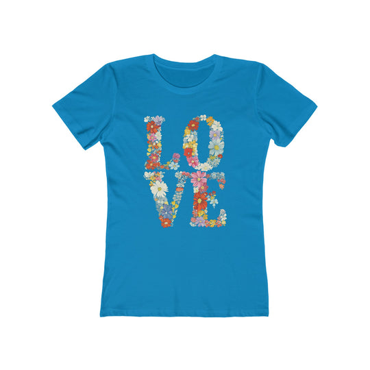 Love In Floral Letters Womens L&