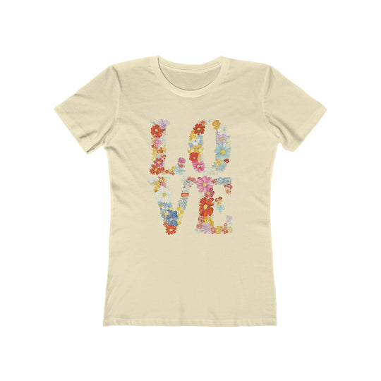 Love In Floral Letters Womens L&