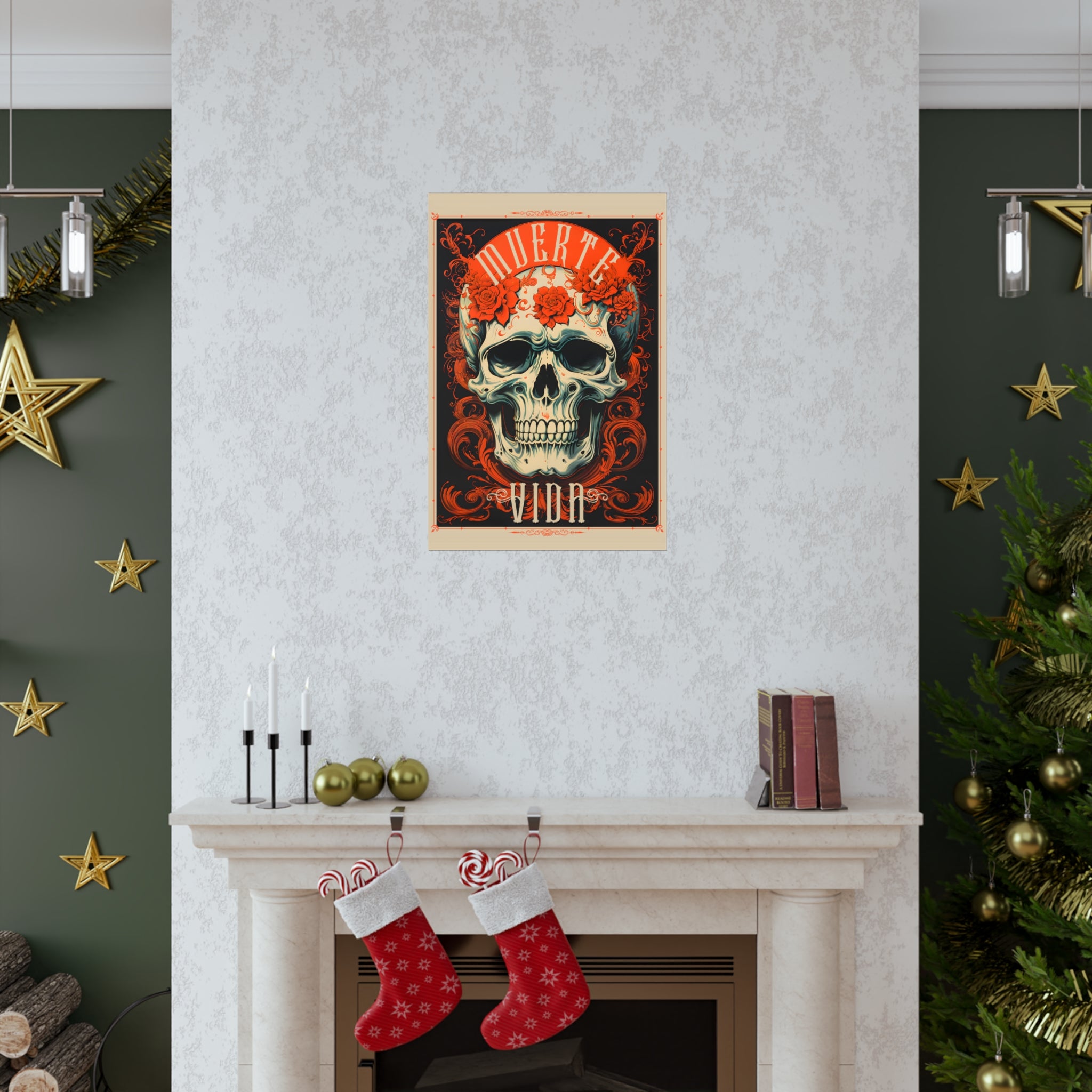 Muerte Vida Mortal Lux Premium Matte Vertical Poster