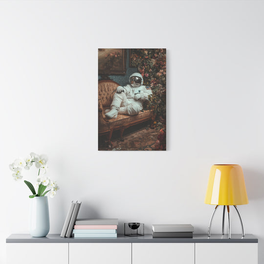 I Need My Space Astronaut Canvas Wall Art
