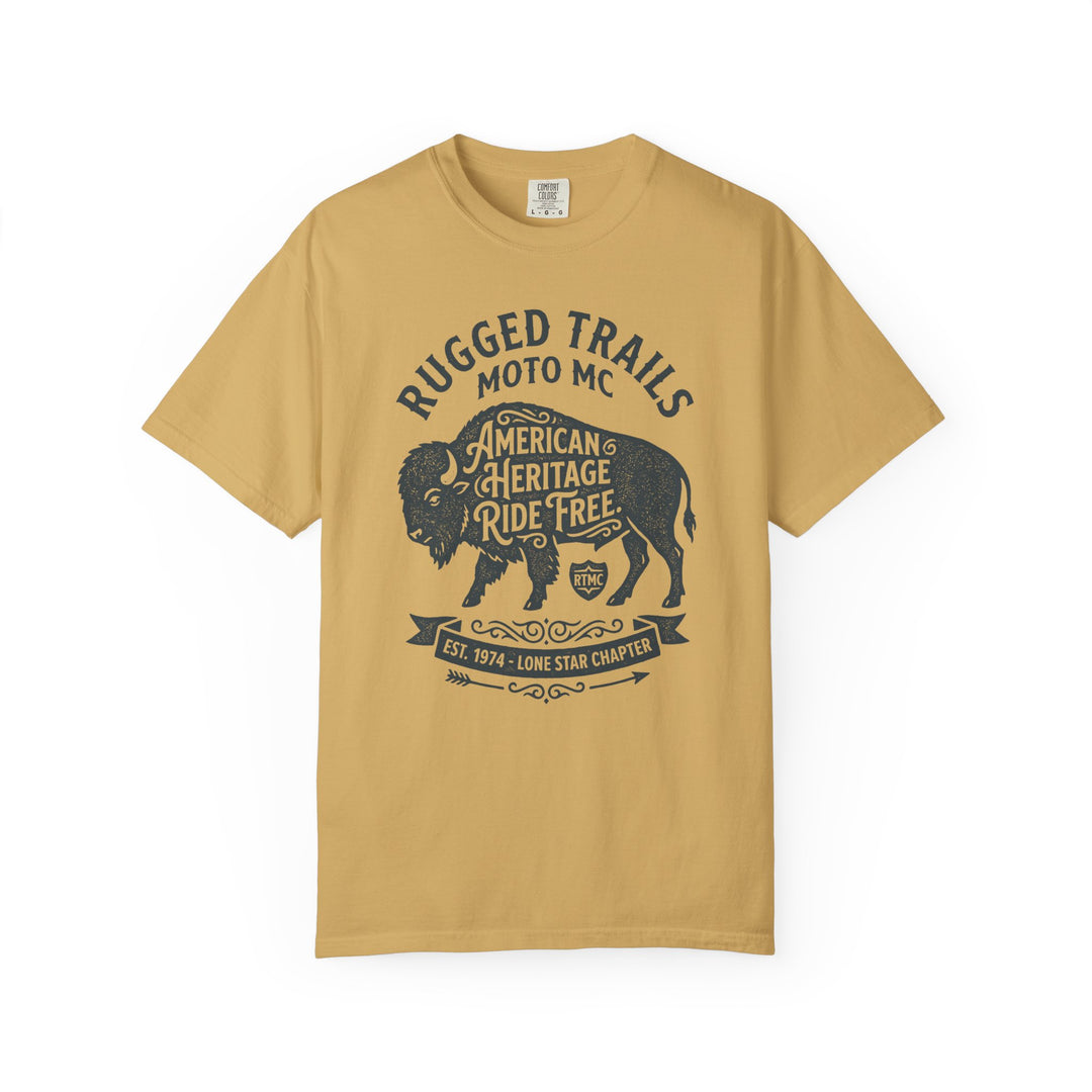 Rugged Trail MC Moto Club Mens WUNDERLAND Heritage Short Sleeve Tee