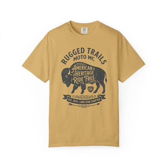 Rugged Trail MC Moto Club Mens WUNDERLAND Heritage Short Sleeve Tee