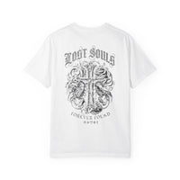 "Lost Souls" Cross Gothic Mens WUNDERLAND Heritage Short Sleeve Tee