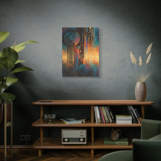 Geometrical Abstractions No.1 Canvas Wall Art