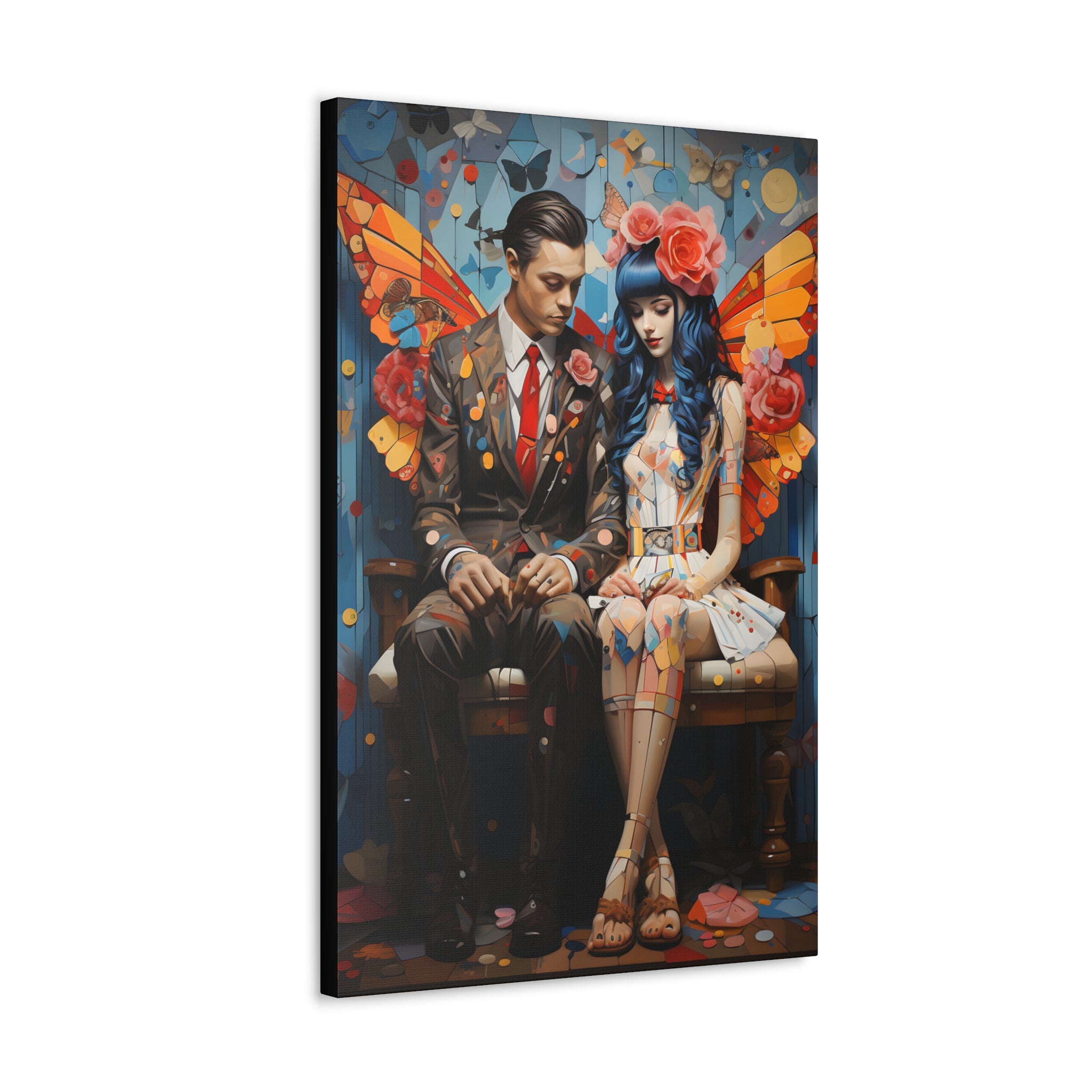 Shivers and Butterflies Canvas Print