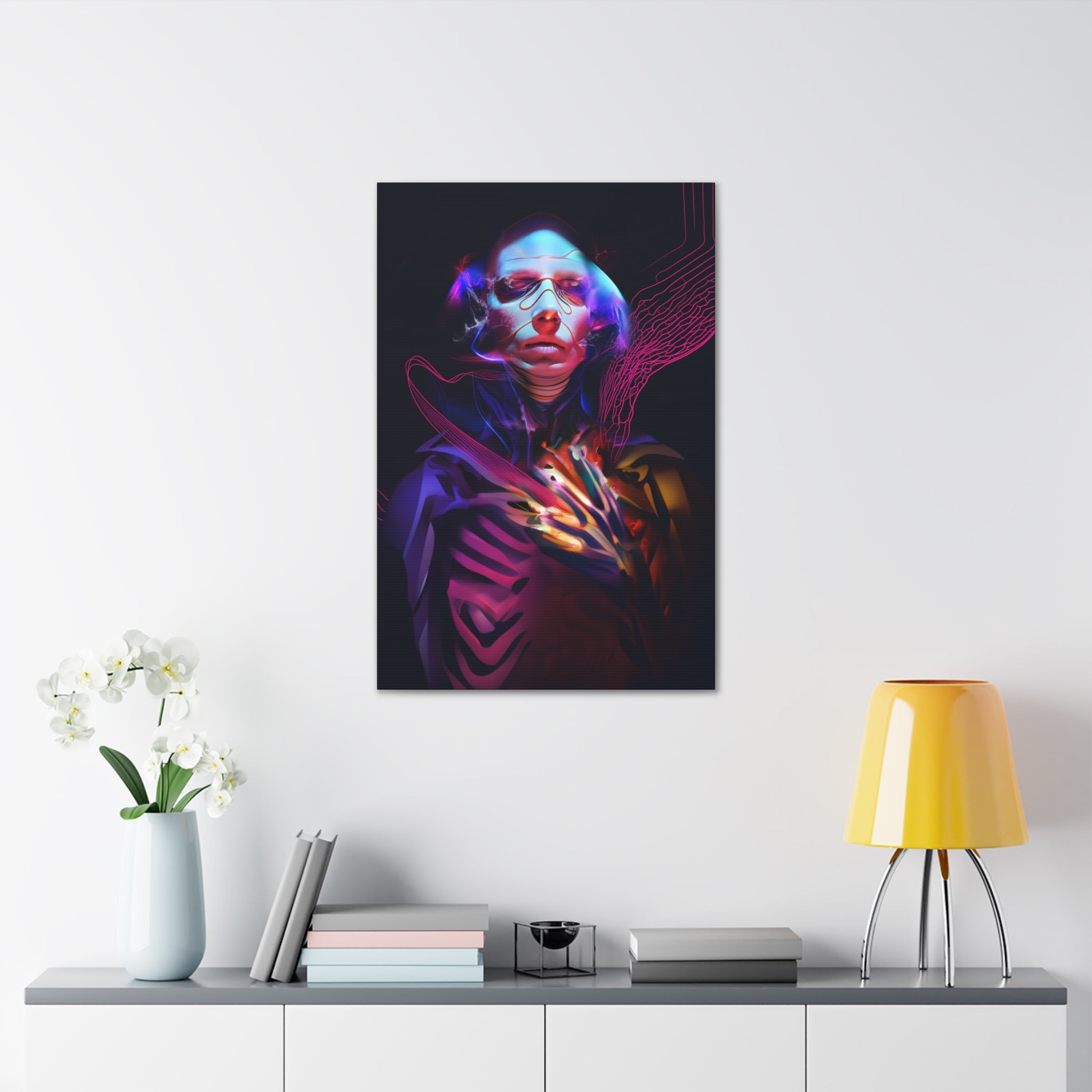 The Burning Undercurrent Canvas Print